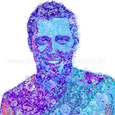 Ilustração microbiota